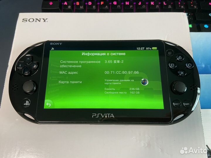 Sony PS Vita Slim 128GB (Прошитая)