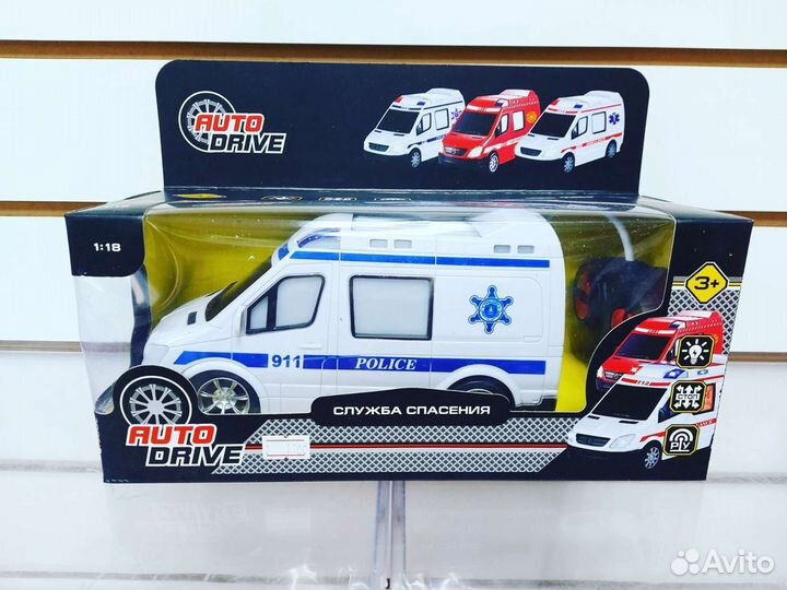 Машина полиция на радиоуправлении