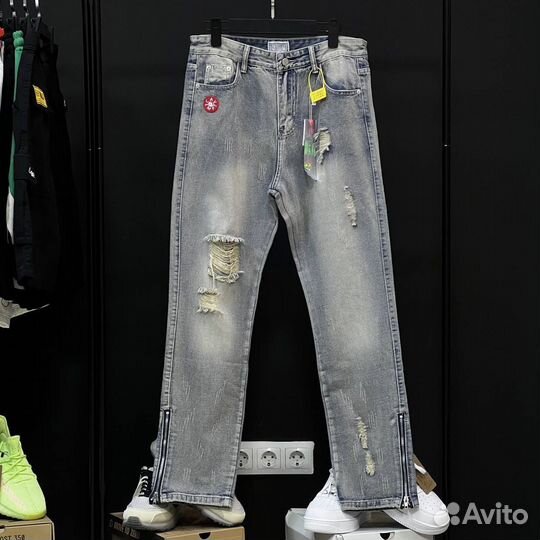 Джинсы cavempt рваные s m l xl