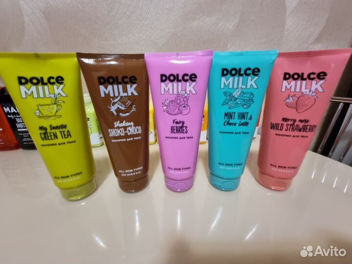 Гели для душа/шампуни/молочко Dolce Milk