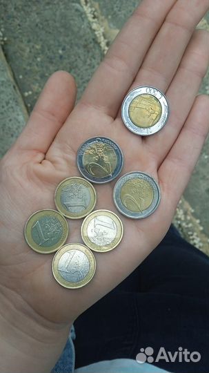 Монеты европы