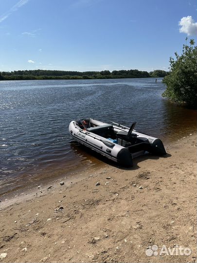 Лодка пвх riverboats 370 нднд мотор 9,9