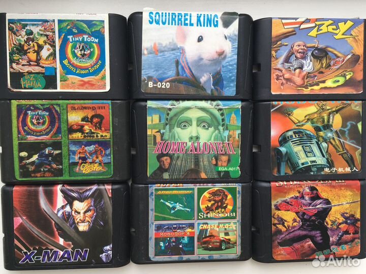 Обмен картриджей Sega