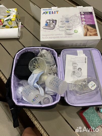Электрический молокоотсос avent