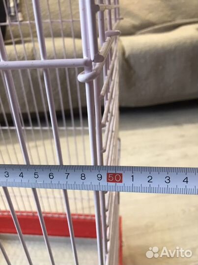 Клетка для среднего попугая с игровой площадкой