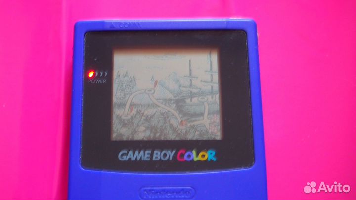 Приставка Gameboy Color Геймбой + картриджи