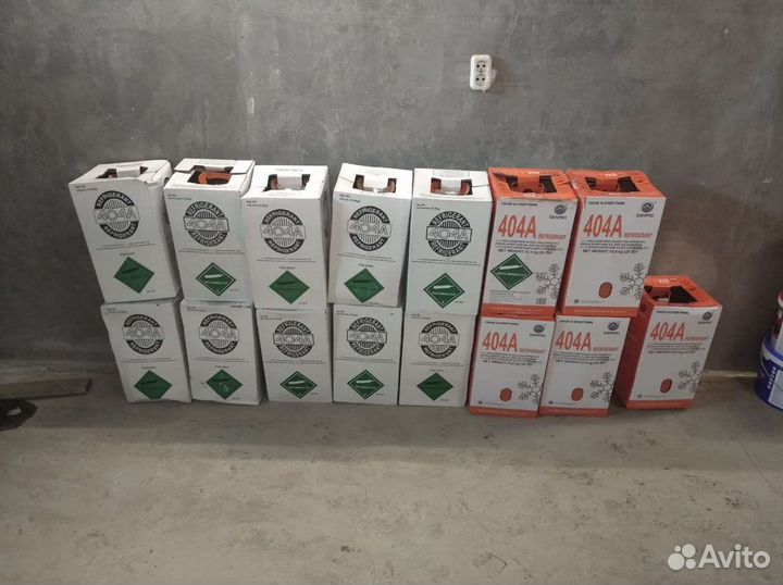 Фреон 404, 507, 134, 12, 32, 22, 410,600 ндс