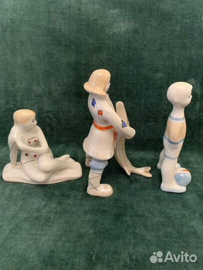 Фарфоровые статуэтки Сысерть времен СССР