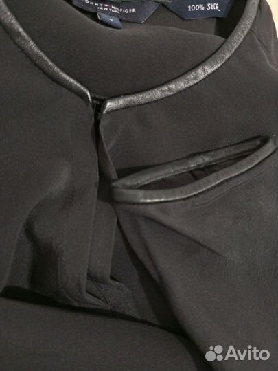 Новое чёрное шёлковое платье Tommy Hilfiger