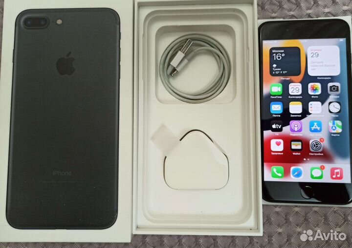 iPhone 7 plus 128gb в идеале комплект