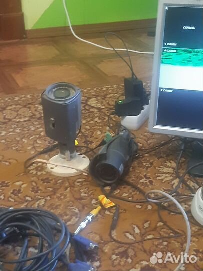 Комплект видеонаблюдения бу