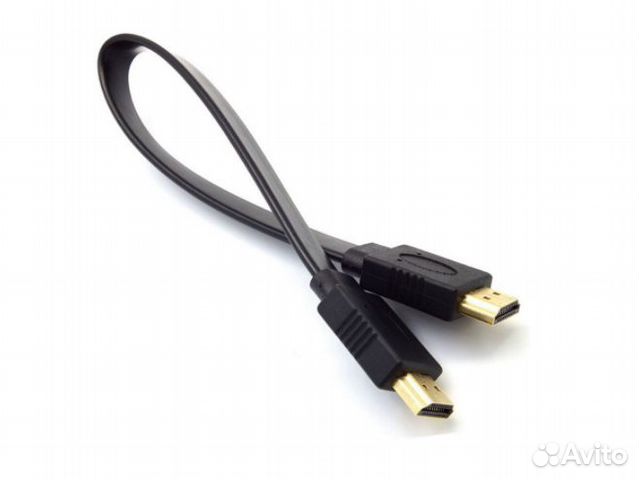 Кабель hdmi плоский 30см