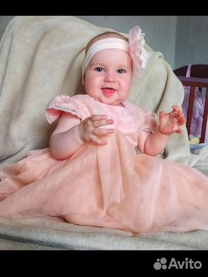 Пышное платье на 1 годик