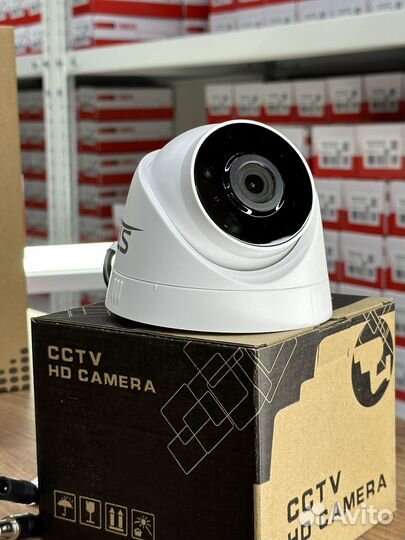 Готовый комплект AHD видеонаблюдения 6 камер 2MP