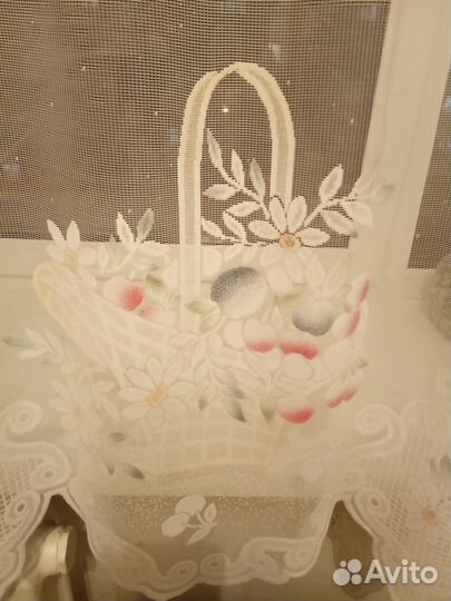 Тюль-штора на кухню