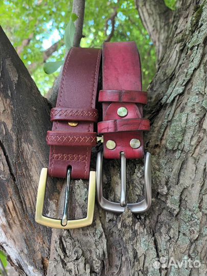 Ремени из натуральной кожи