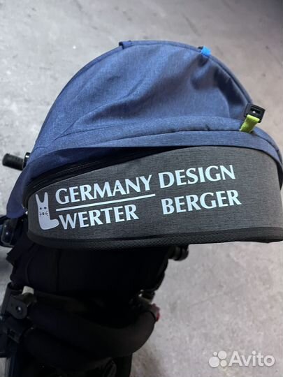 Детский велосипед трехколесный с ручкой