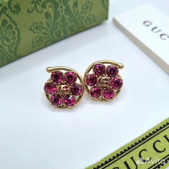 Серьги Gucci винтаж гуччи