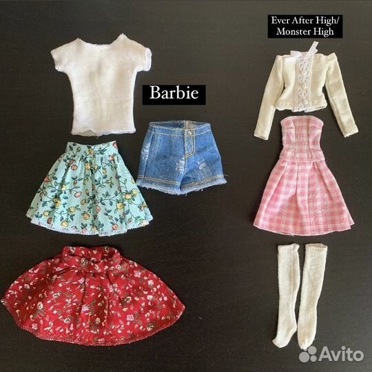 Одежда для кукол Ever After High и Barbie
