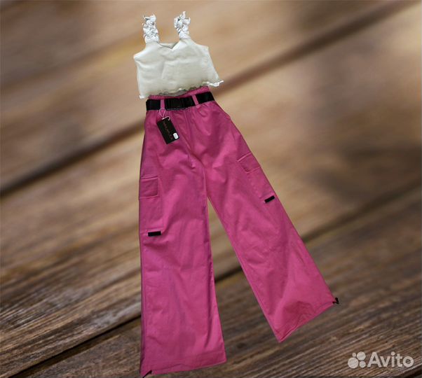 Брюки карго для девочки