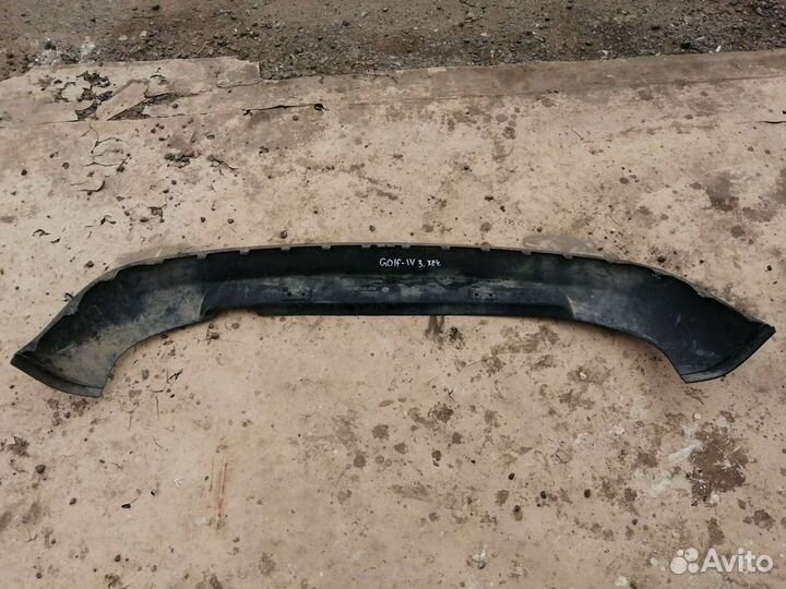 Юбка заднего бампера Volkswagen Golf 4 хетчбек