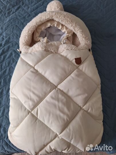 Конверт на выписку зимний, конверт в коляску