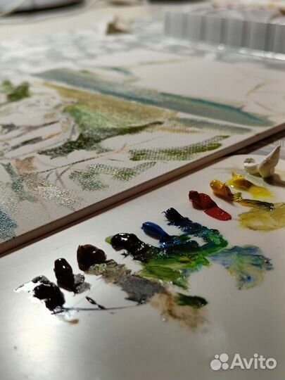 Масляные краски 12 шт Сонет