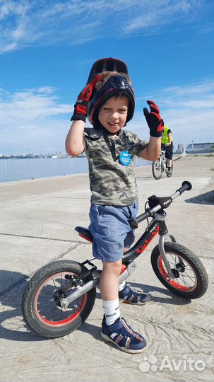 Беговел puky LR Ride с тормозом черно-красный