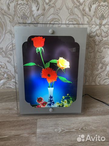 Картина светильник водопады