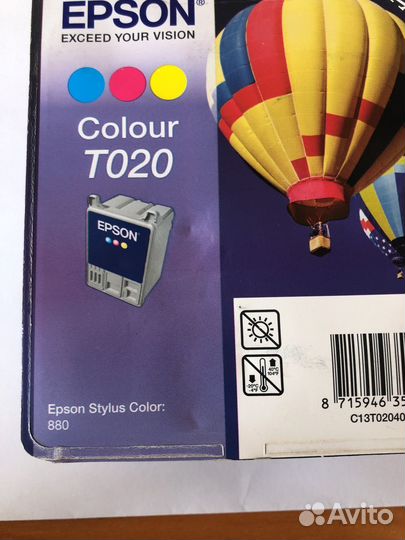 Картридж epson stylus color то 20 оригинал