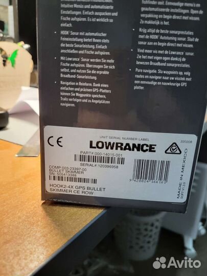 Эхолот lowrance hook 2 4x gps bullet