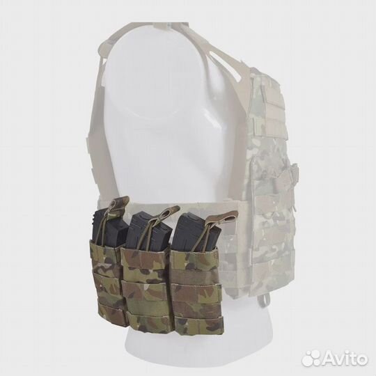 Модульная панель с 3 подсумками под магазины