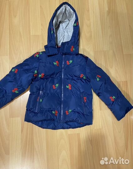 Куртка тёплая детская на девочку 110 размер
