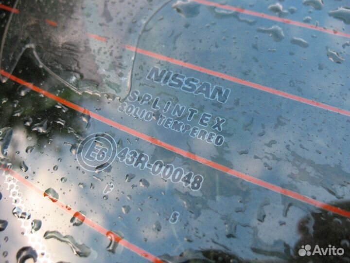 Заднее стекло седан Nissan Primera P12