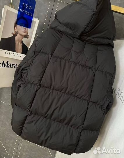 Max Mara пуховик женский черный