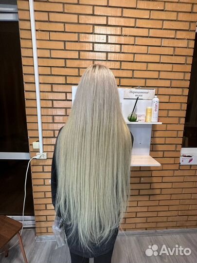 Модель на горячее капсульное наращивание волос