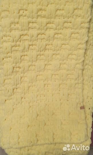 Подарок на выписку Вязанный плед детский