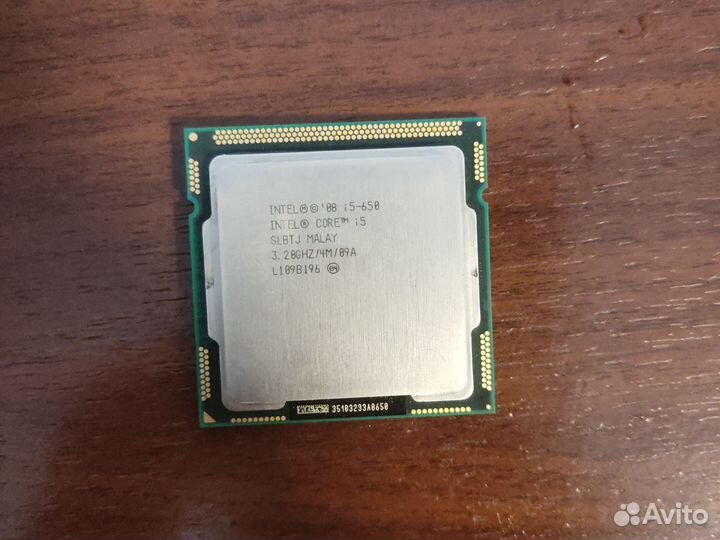 Процессор intel core i5-650