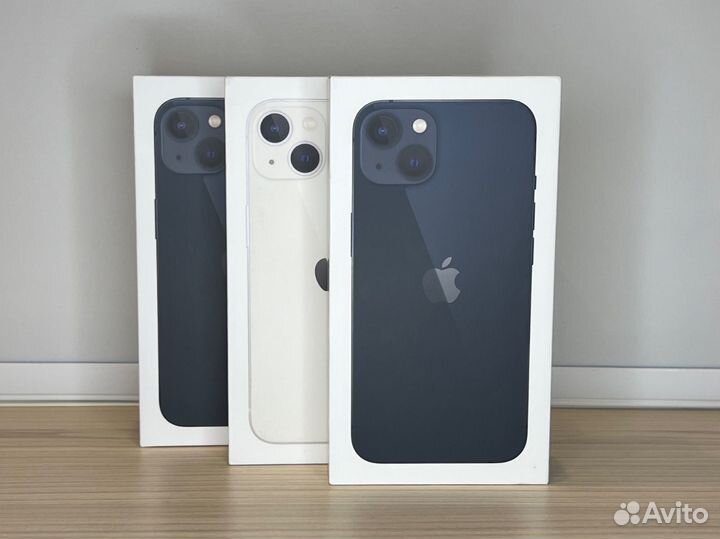 Новый iPhone 13 128 GB Midnight черный запечатаный