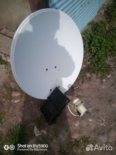 Спутниковая антенна бу и крепление