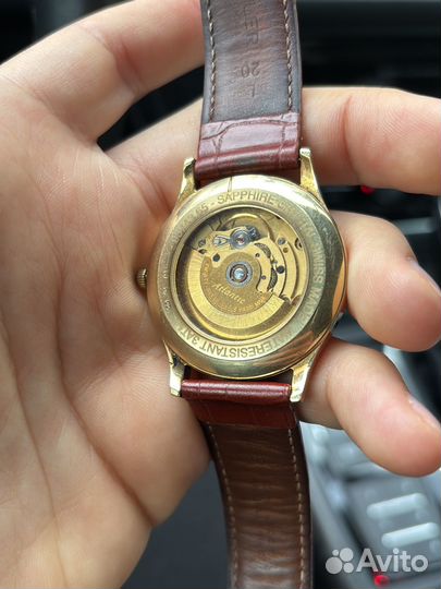 Золотые наручные часы Atlantic Швейцария