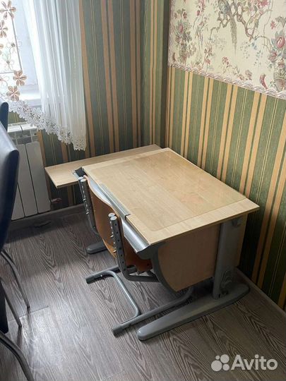 Растущая школьная парта и стул Дэми