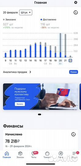 Готовый магазин на Ozon