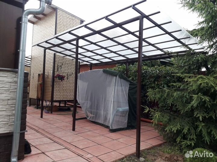 Монтаж Навесов Под Ключ Любой Сложности