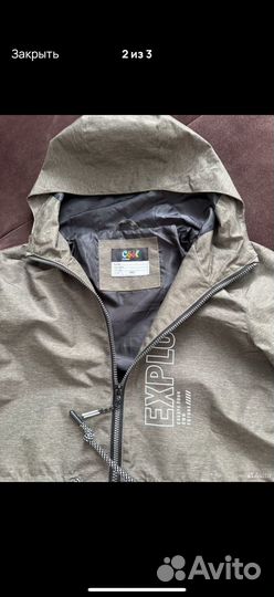 Курта осенняя и ветровка для мальчика 140 размер