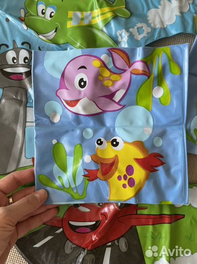 Набор для плавания круг, нарукавники новое