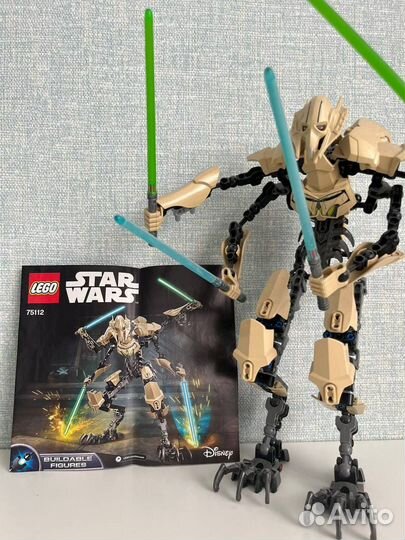 Lego Star Wars 75112 звездные войны генерал гривус