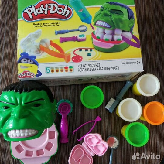 Игровой набор play-doh Мистер Зубастик Халк