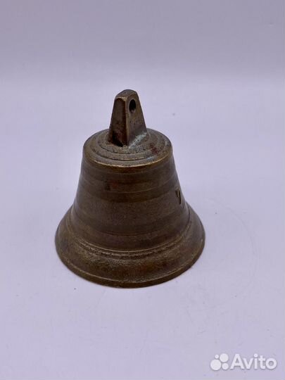 Поддужный колокольчик №7, бронза, старинный