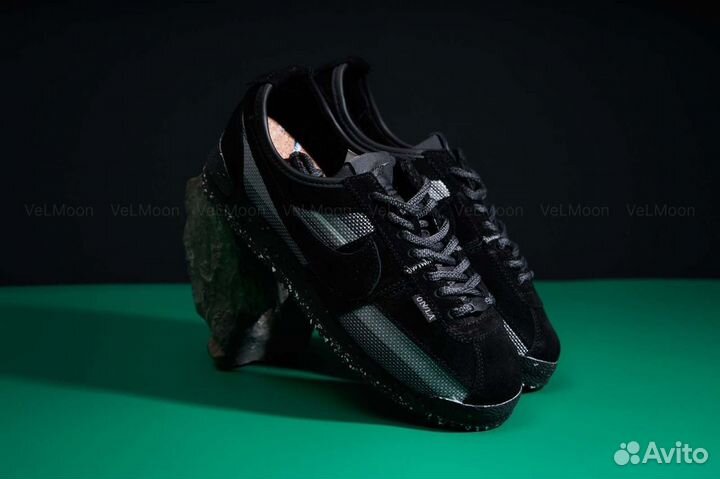 Кроссовки Union LA x Nike Cortez Black Dark Grey